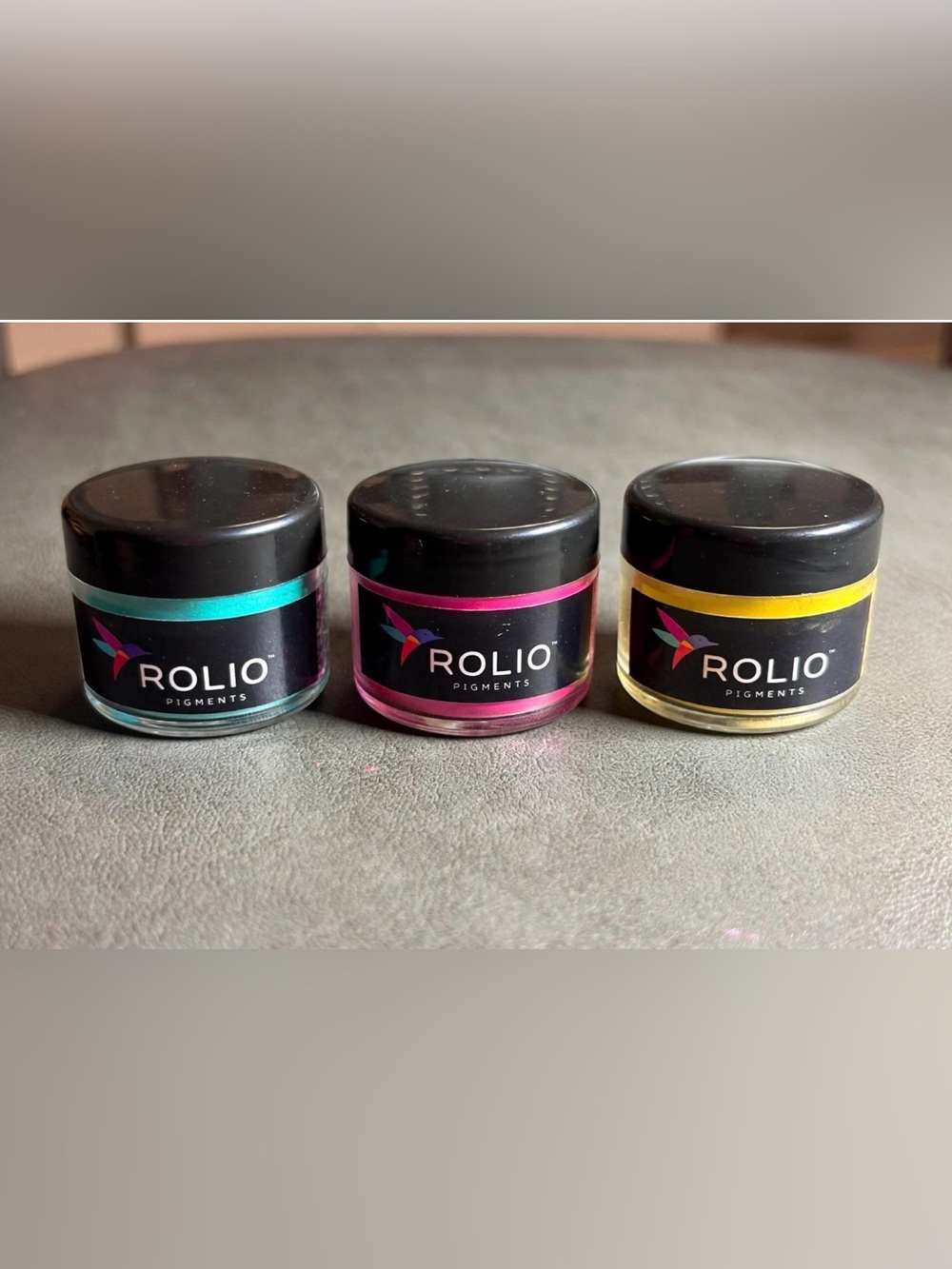 Press-On Nail Trio in Teal, Pink & Yellow